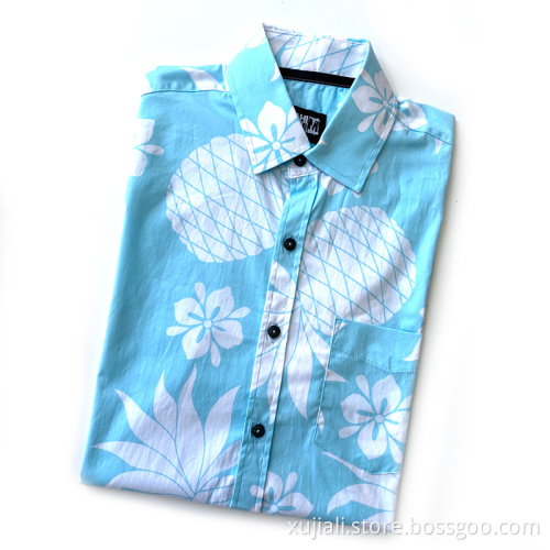 Summer Fashion Colorful Short Men's Shirt